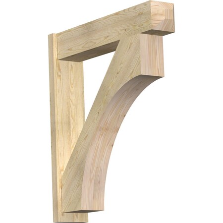 Ekena Millwork Westlake Craftsman Rough Sawn Outlooker, Douglas Fir, 8"W x 38"D x 42"H OUT08X38X42WTL04RDF